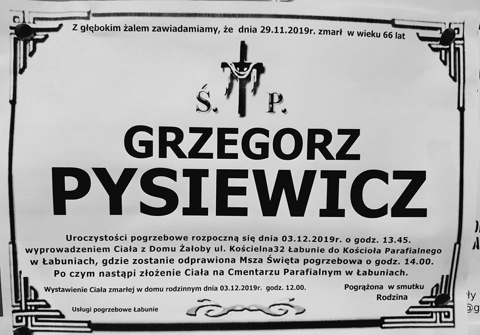 Odszedł do wieczności
