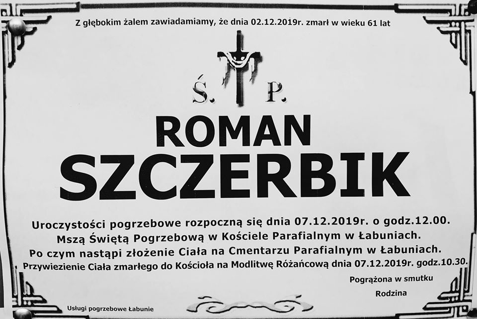 Odszedł do wieczności