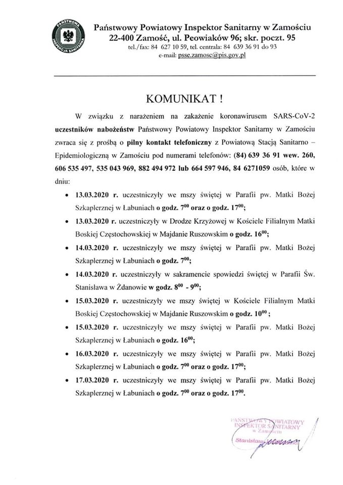 Ważna informacja!