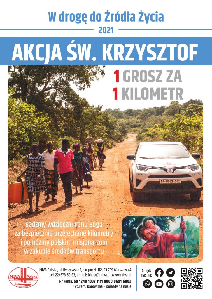 XXII Tydzień św. Krzysztofa – wspieramy misjonarzy 18-25.07.2021