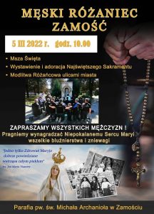 Męski różaniec Zamość