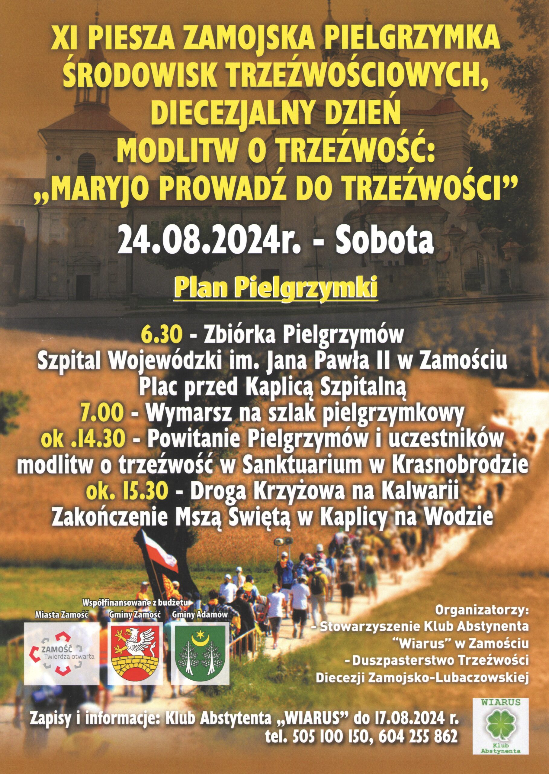 Zapraszamy na Pielgrzymkę Środowisk Trzeźwościowych