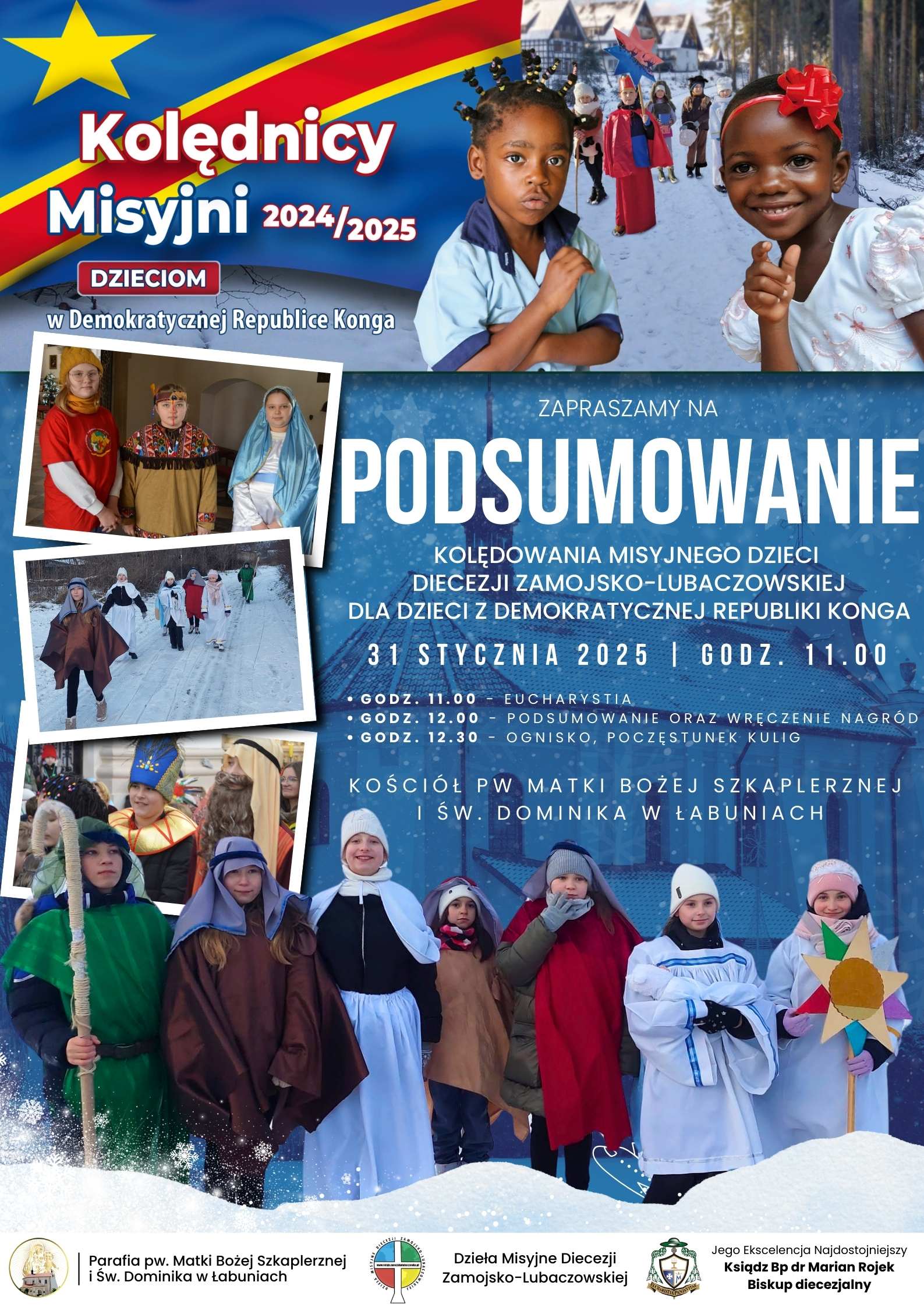 Podsumowanie Kolędowania Misyjnego Dzieci Diecezji Zamojsko-Lubaczowskiej