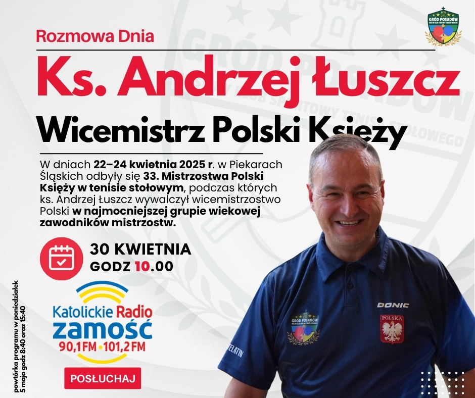 Gość Dnia w Katolickim Radiu Zamość!