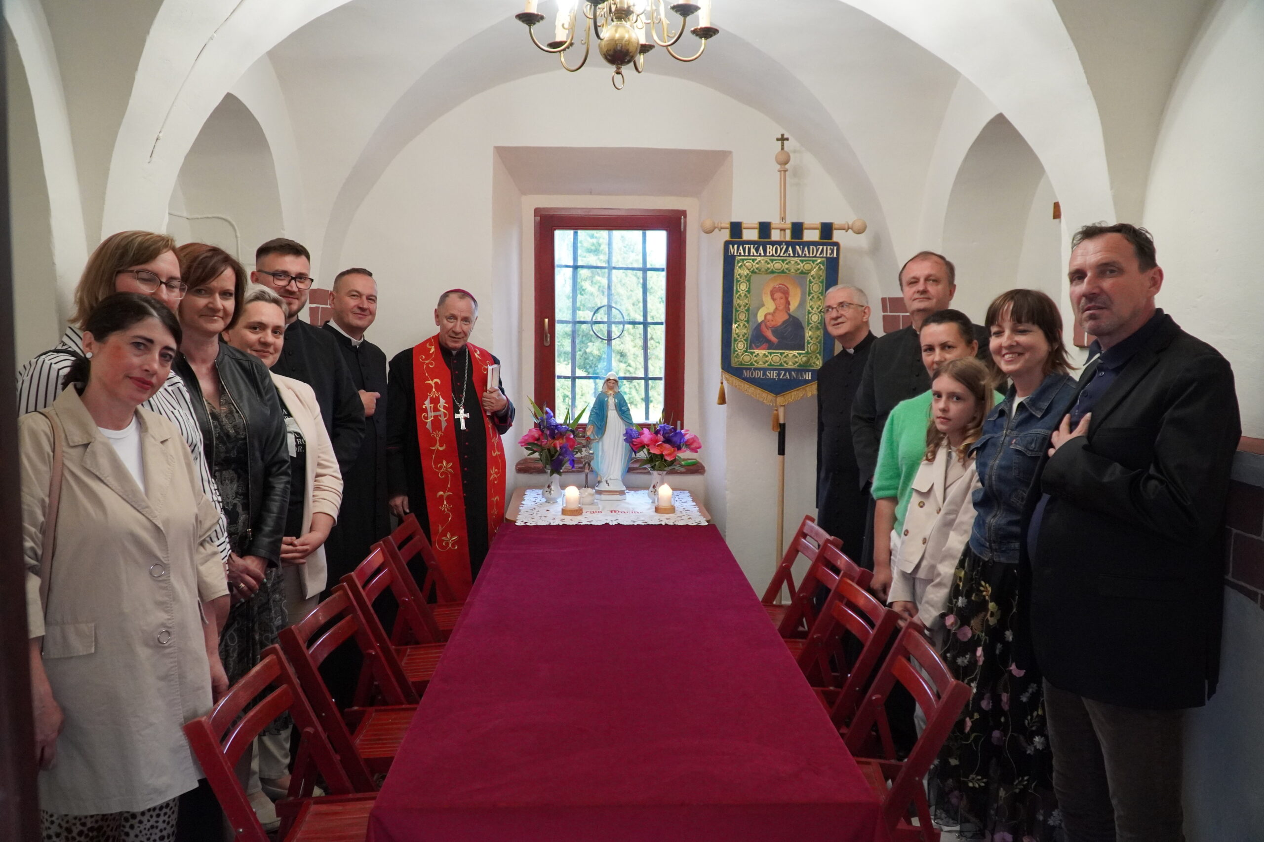 Poświęcenie kapliczki Legionu Maryi