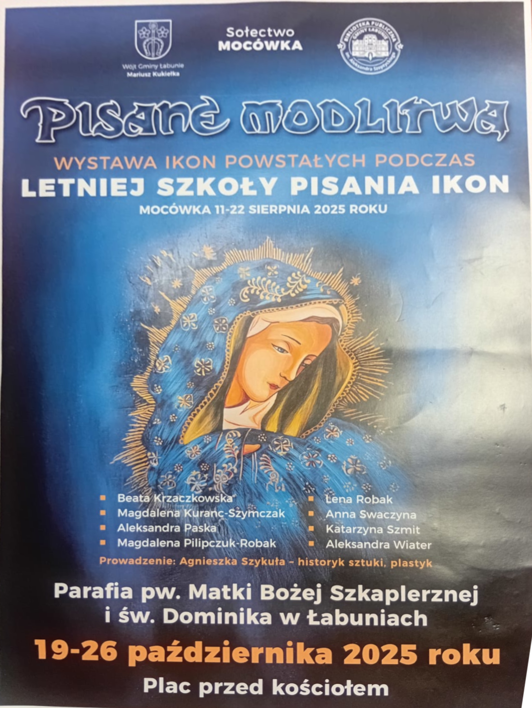 „Pisane Modlitwą” – wystawa ikon w Łabuniach