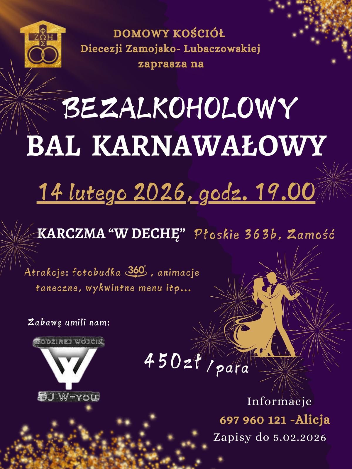 Bezalkoholowy bal karnawałowy