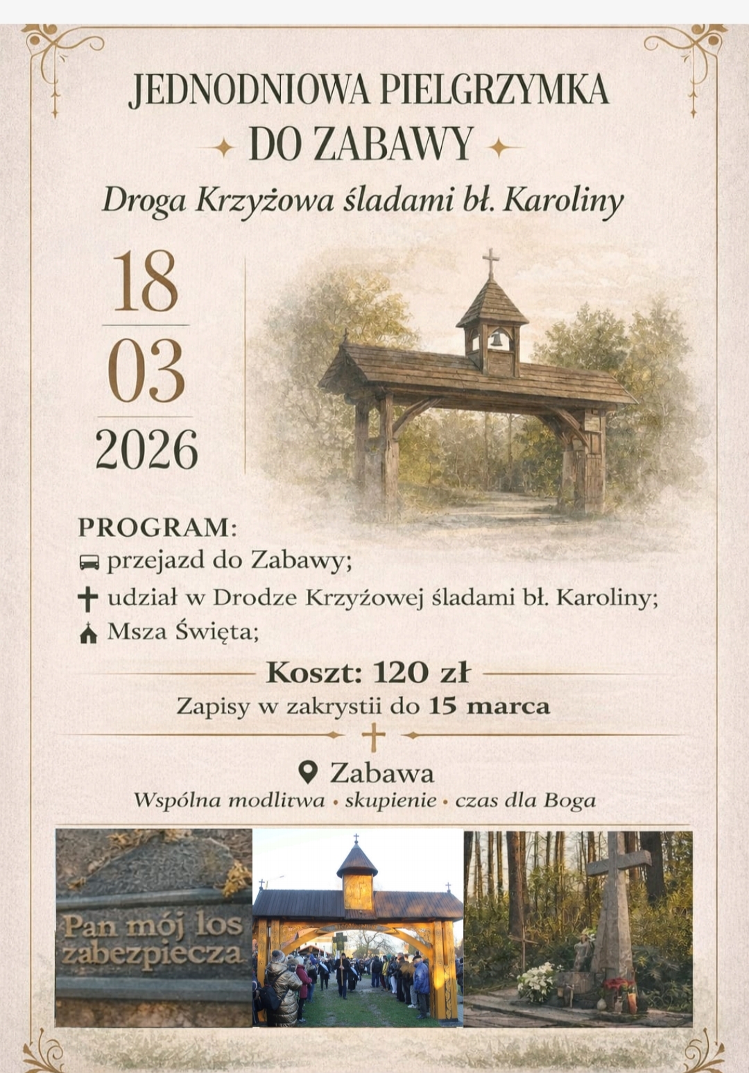 Pielgrzymka śladami bł. Karoliny