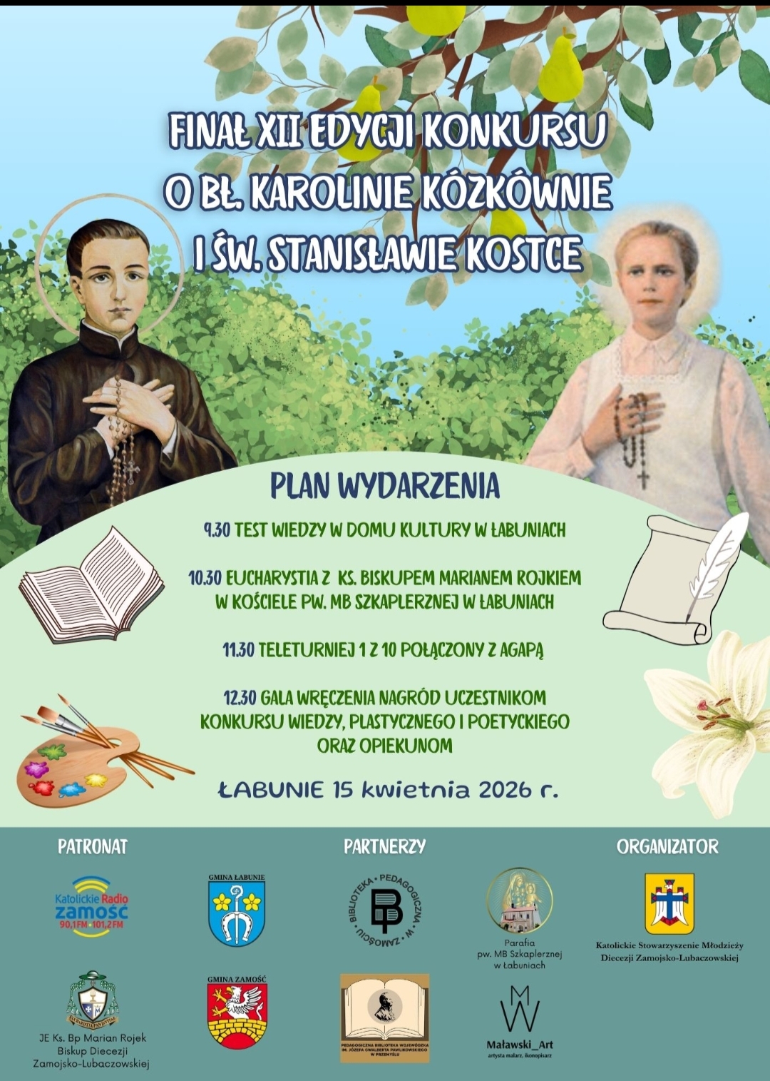 FINAŁ XII EDYCJI KONKURSU O BŁ. KAROLINIE KÓZKÓWNIE I ŚW. STANISŁAWIE KOSTCE